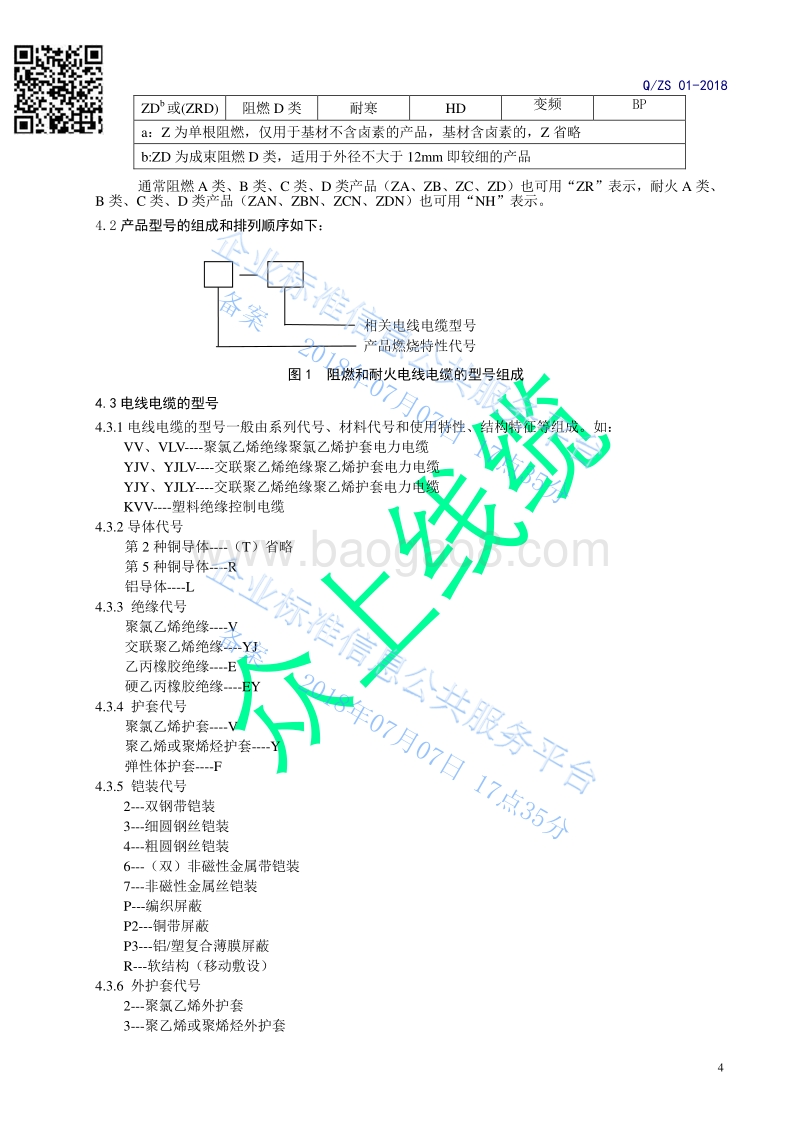 阻燃和耐火型挤包绝缘电线电缆QZS01-2018.pdf_第4页