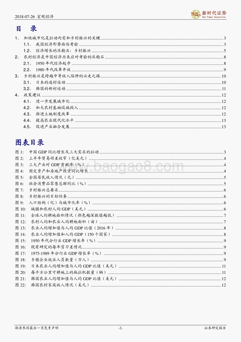 乡村振兴的历史经验和国际比较：加快城市化是拉动内需和乡村振兴的关键.pdf_第2页