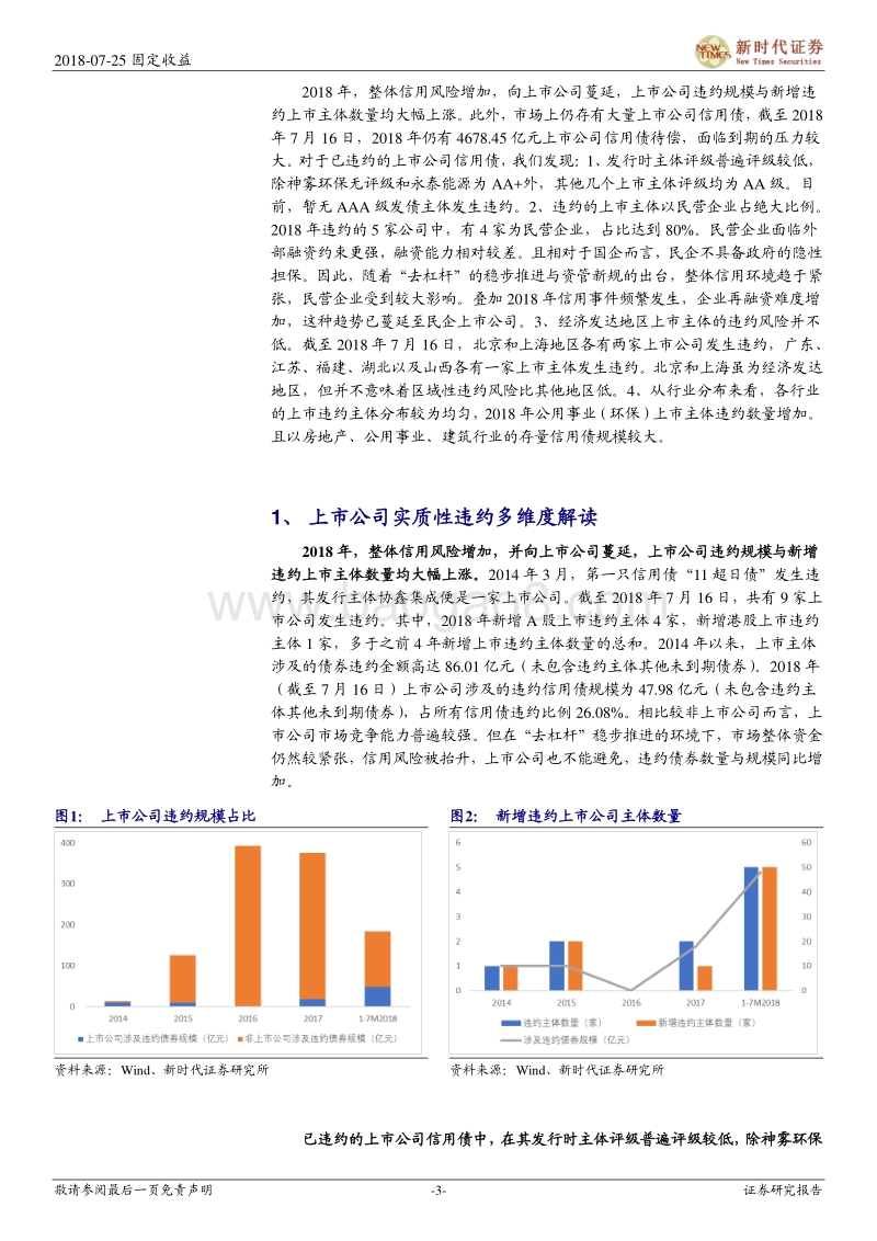 信用债专题研究：看今年以来上市公司信用债违约的特征.pdf_第3页