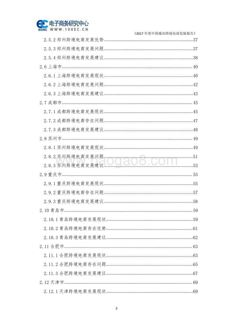 2017年度中国城市跨境电商发展报告.pdf_第3页