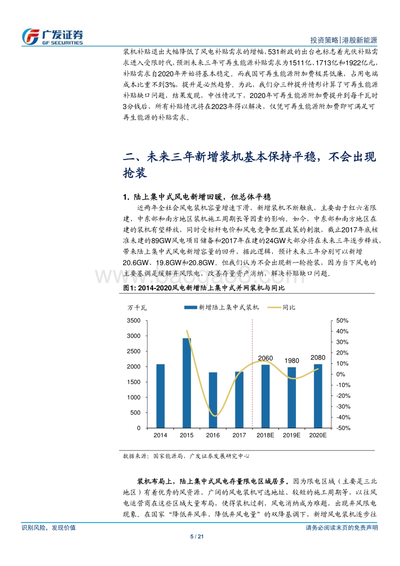 港股风电行业：存量消纳改善仍是主旋律.pdf_第5页