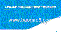 2018-2019年应用商店行业用户资产对标解析报告.pptx