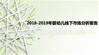 2018-2019年婴幼儿线下市场分析报告.pptx