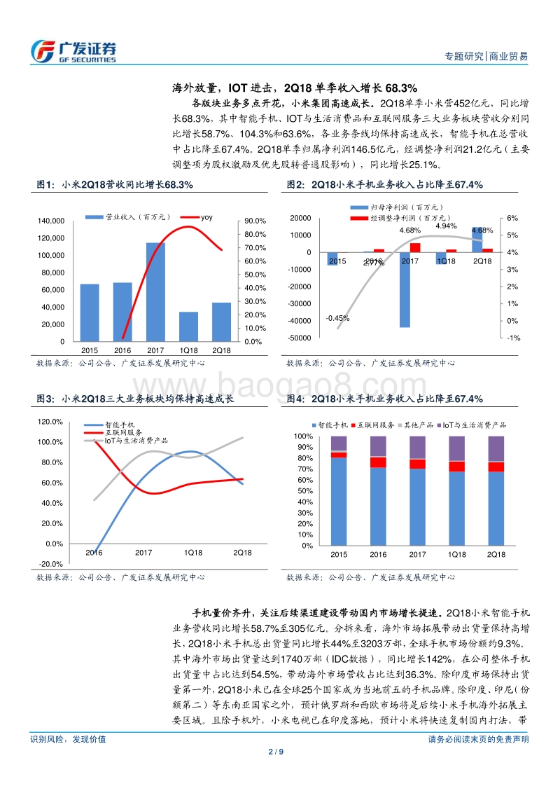 小米集团：海外放量，IOT进击，各版块业务多点开花.pdf_第2页