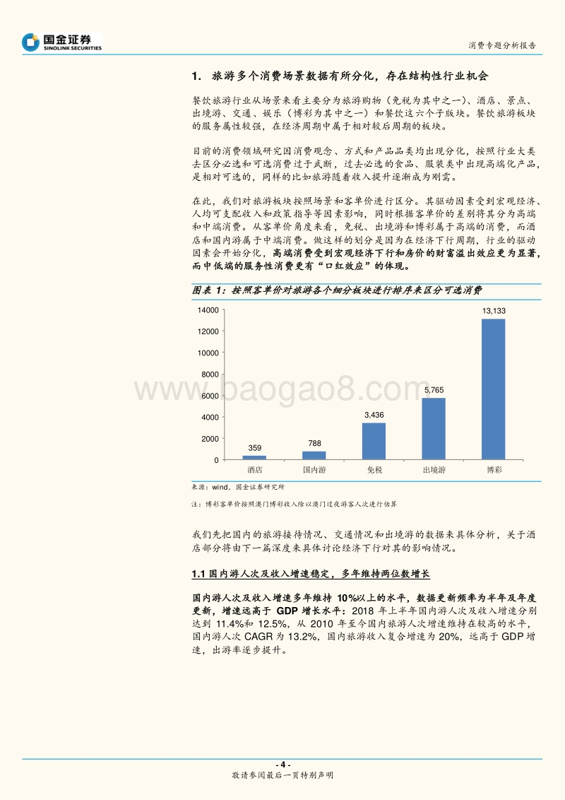 行业角度盘点宏观消费系列二：高端消费受制于国内信贷，博彩中场及免税或受益供需改善.pdf_第4页