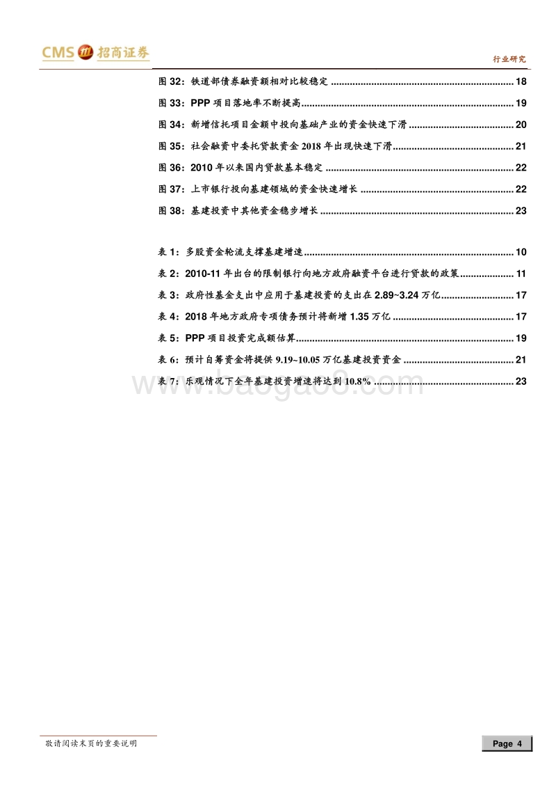 2018年下半年基建投资资金面分析：下半年基建投资的钱从哪来？.pdf_第4页