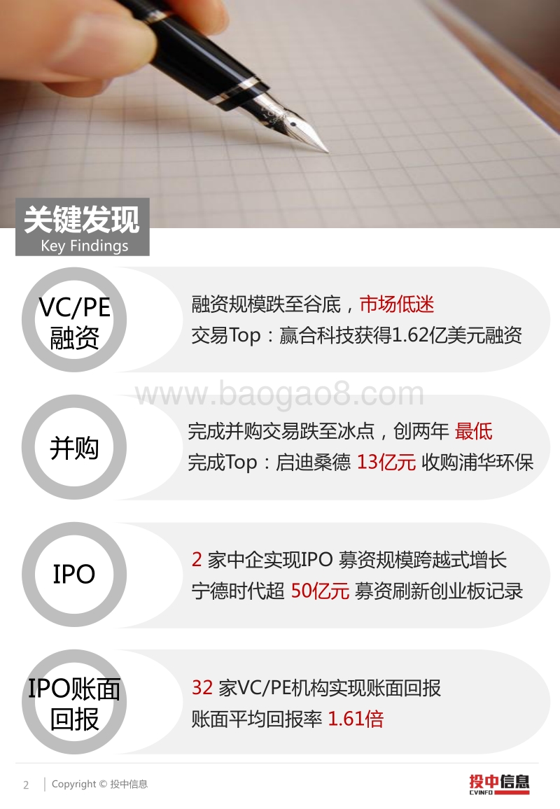 二季度清洁技术行业投资市场低迷，宁德时代IPO打破创业板募资记录.pdf_第2页