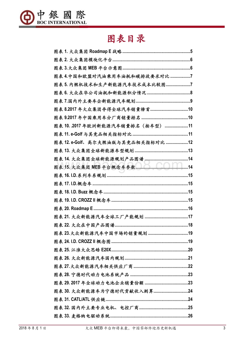 大众MEB平台深度报告：大众MEB平台即将来袭，中国零部件迎历史新机遇.pdf_第3页