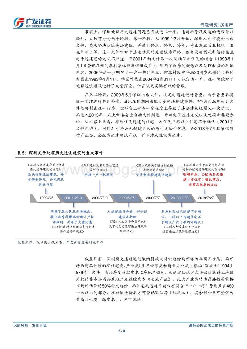 房地产行业专题研究：深圳出台历史违建处理办法，暂不涉及住宅违建.pdf_第5页