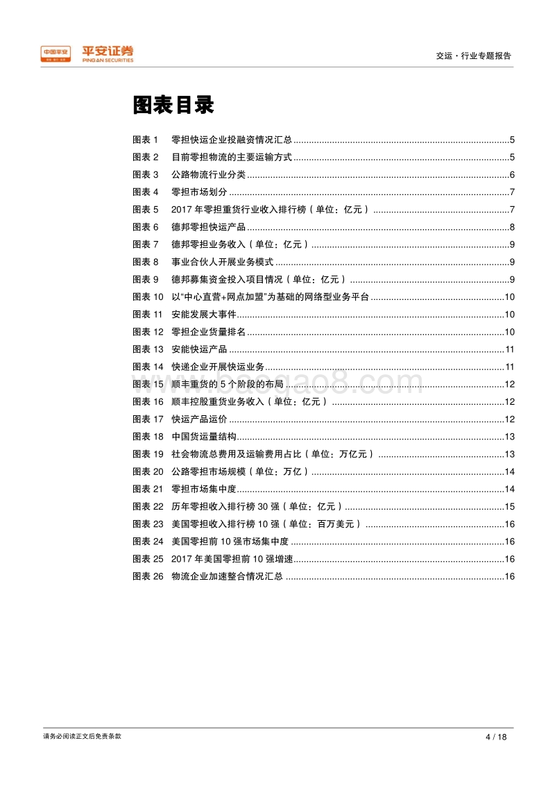 新物流专题系统之二：零担快运，万亿市场待整合.pdf_第4页