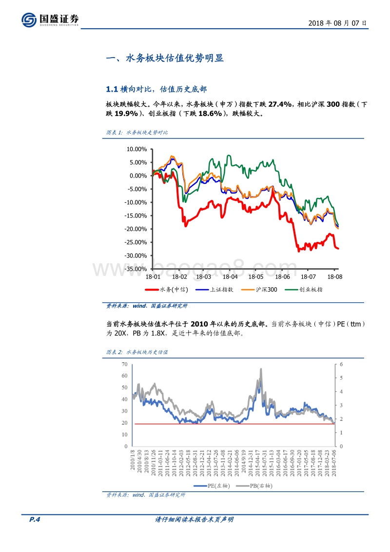 水务行业深度：估值优势明显，量价齐升望价值重估.pdf_第4页