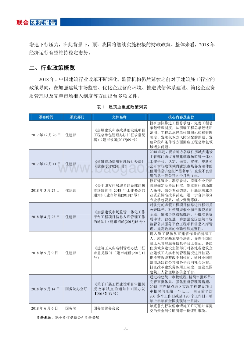2018年上半年建筑施工行业观察报告.pdf_第3页