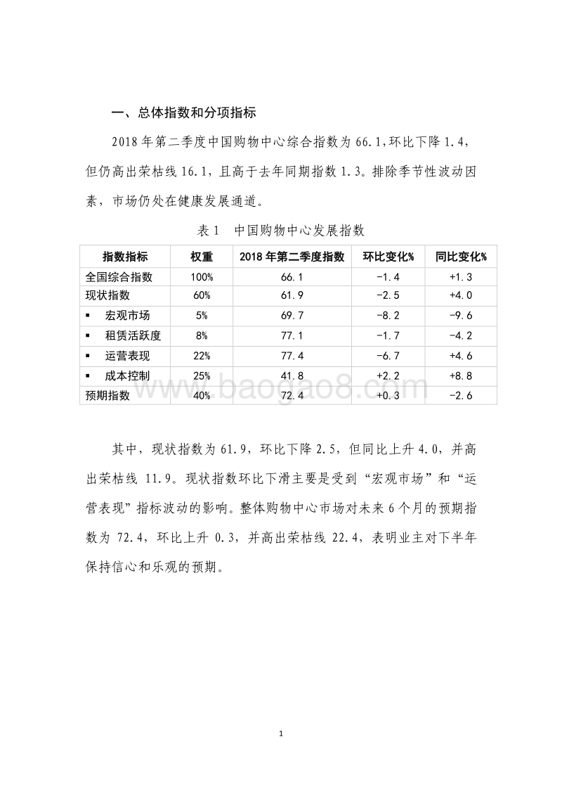 2018年Q2中国购物中心发展指数报告.pdf_第2页
