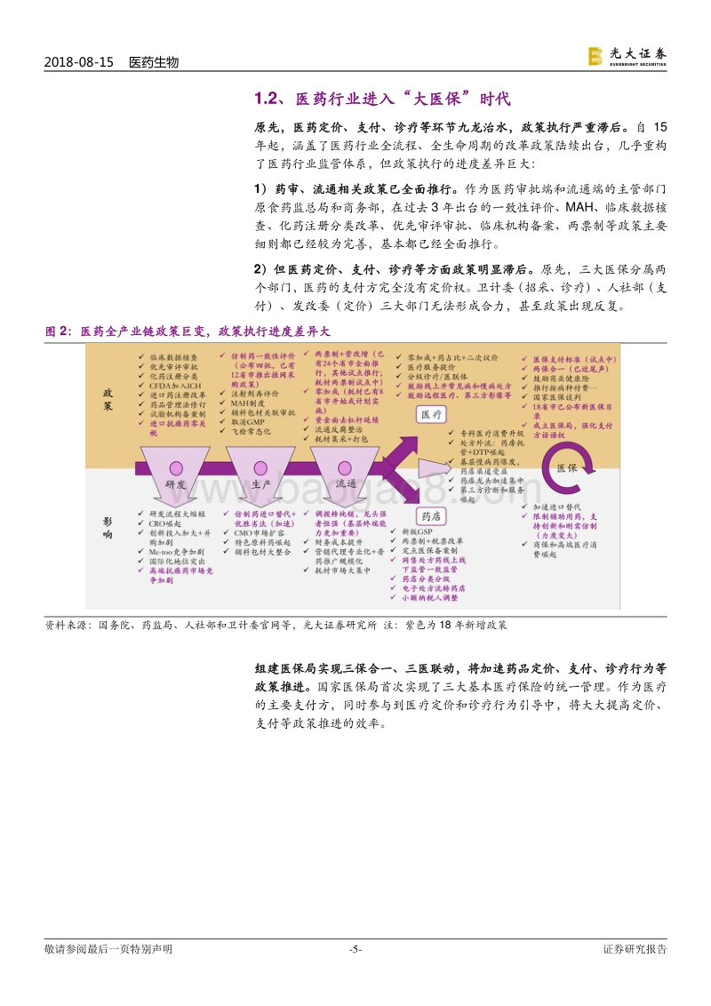 “大医保”动态跟踪系列报告之一：医保局应运而生，系列新政呼之欲出.pdf_第5页