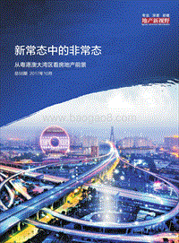 新常态中的非常态：从粤港湾大湾区看房地产前景.pdf