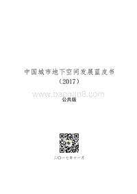 2017中国城市地下空间发展蓝皮书.pdf