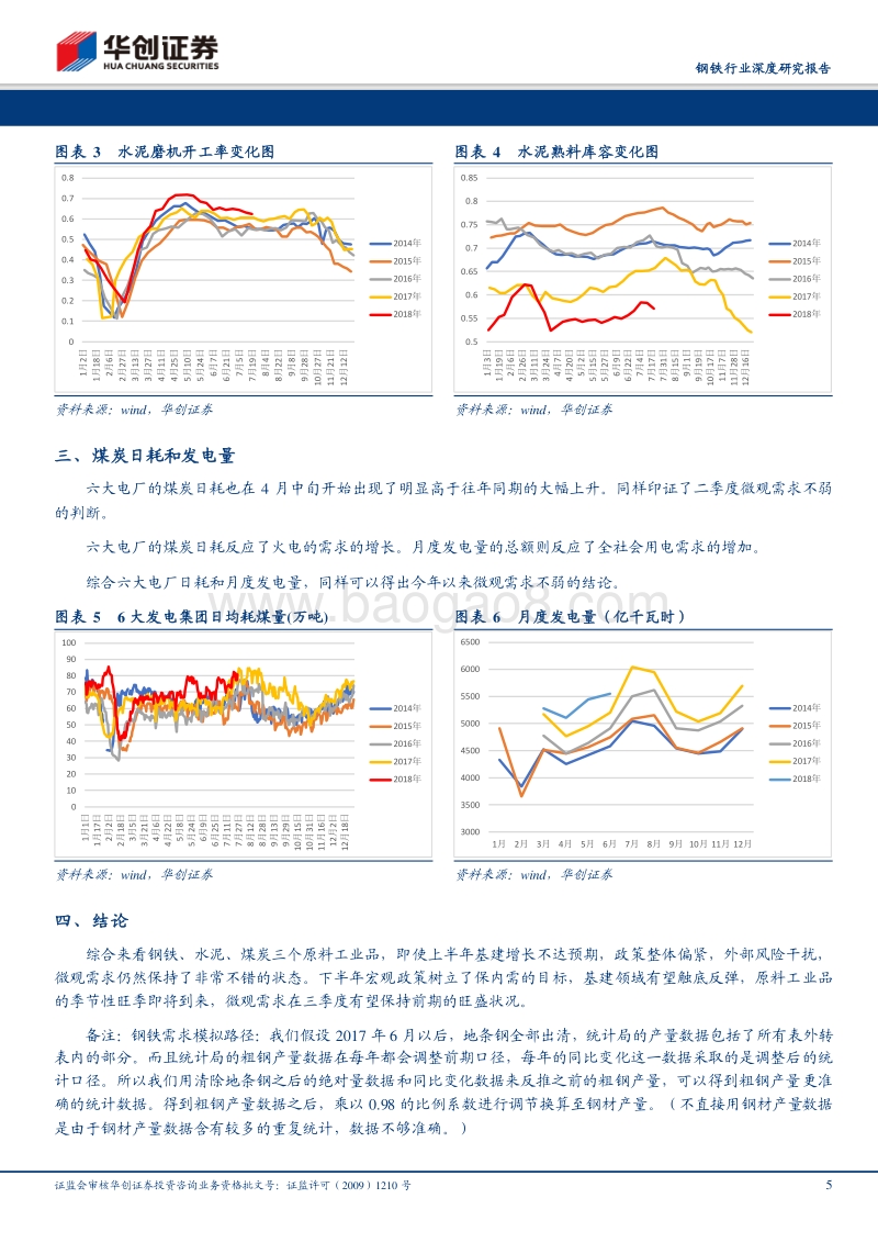 微观需求研究专题：从钢铁、水泥、煤炭等原料工业品看今年以来的需求表现.pdf_第5页