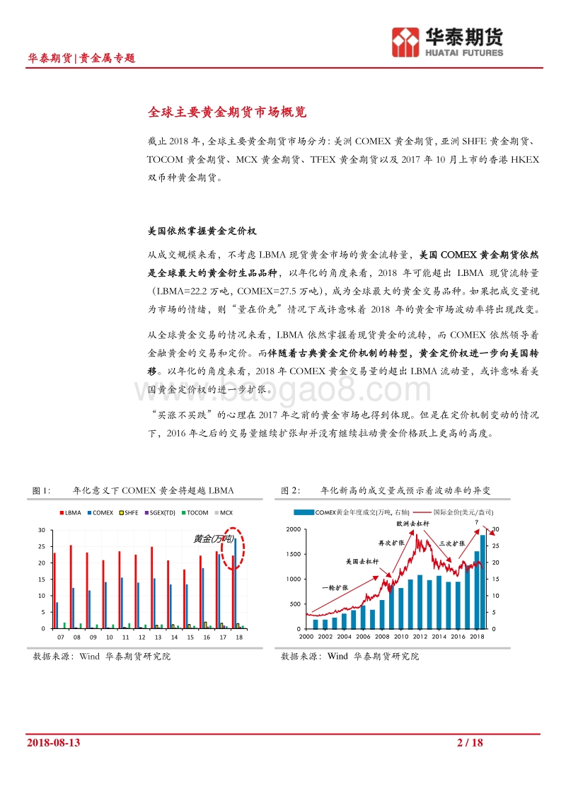黄金跨市场套利系列专题（之二）：谈黄金定价以及港交所黄金期货对套利的优化.pdf_第2页