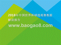 2018年中国世界杯球迷观赛数据解读报告.pptx