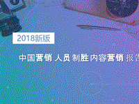 2018年中国营销人员制胜内容营销报告(新版).pptx