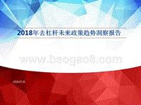 2018年去杠杆未来政策趋势洞察报告.pptx