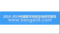 2018-2019中国数字阅读市场研究报告.pptx