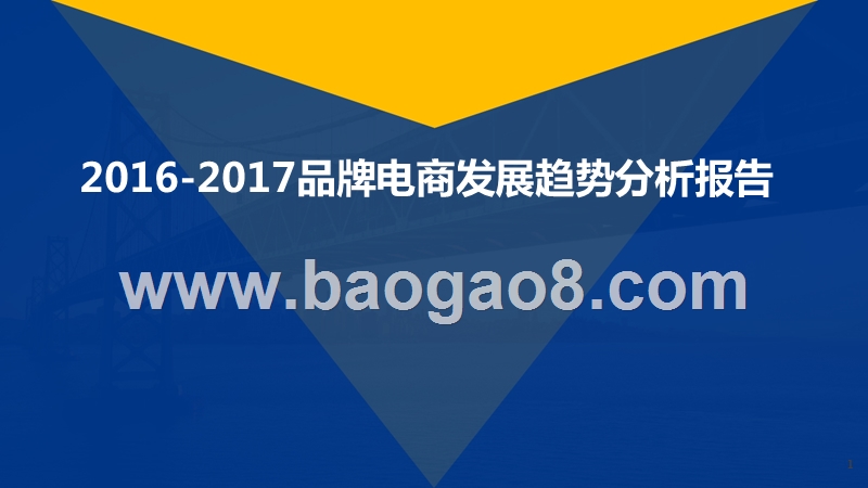 2016-2017品牌电商发展趋势分析报告.pptx_第1页