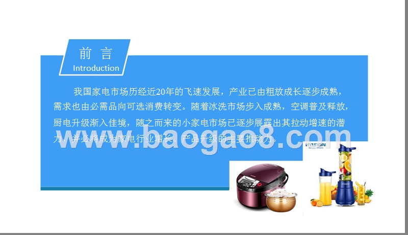 2018中国小家电行业市场前景研究报告.pptx_第2页