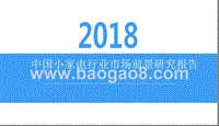 2018中国小家电行业市场前景研究报告.pptx