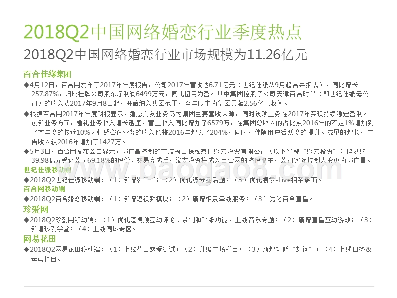 2018年Q2中国网络婚恋交友行业分析报告.pptx_第4页