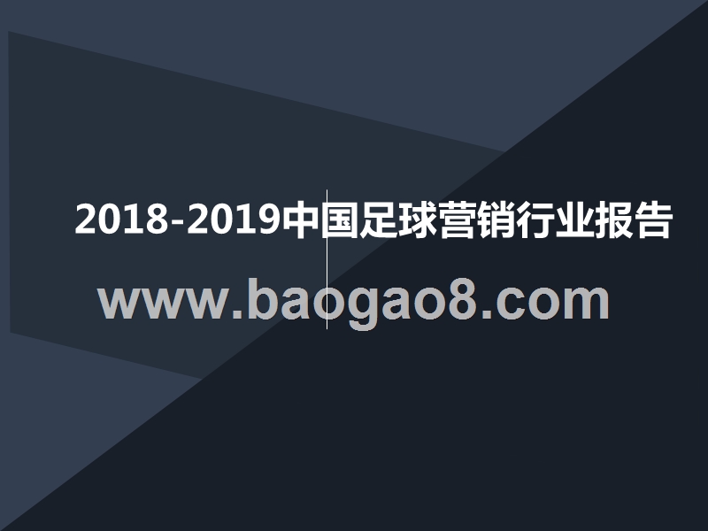 2018-2019中国足球营销行业报告.pptx_第1页