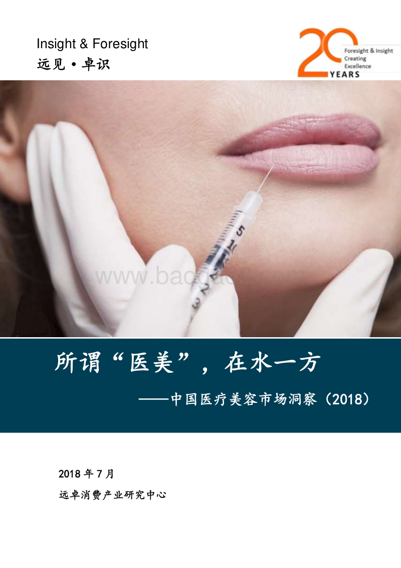 2018中国医疗美容市场洞察.pdf_第1页