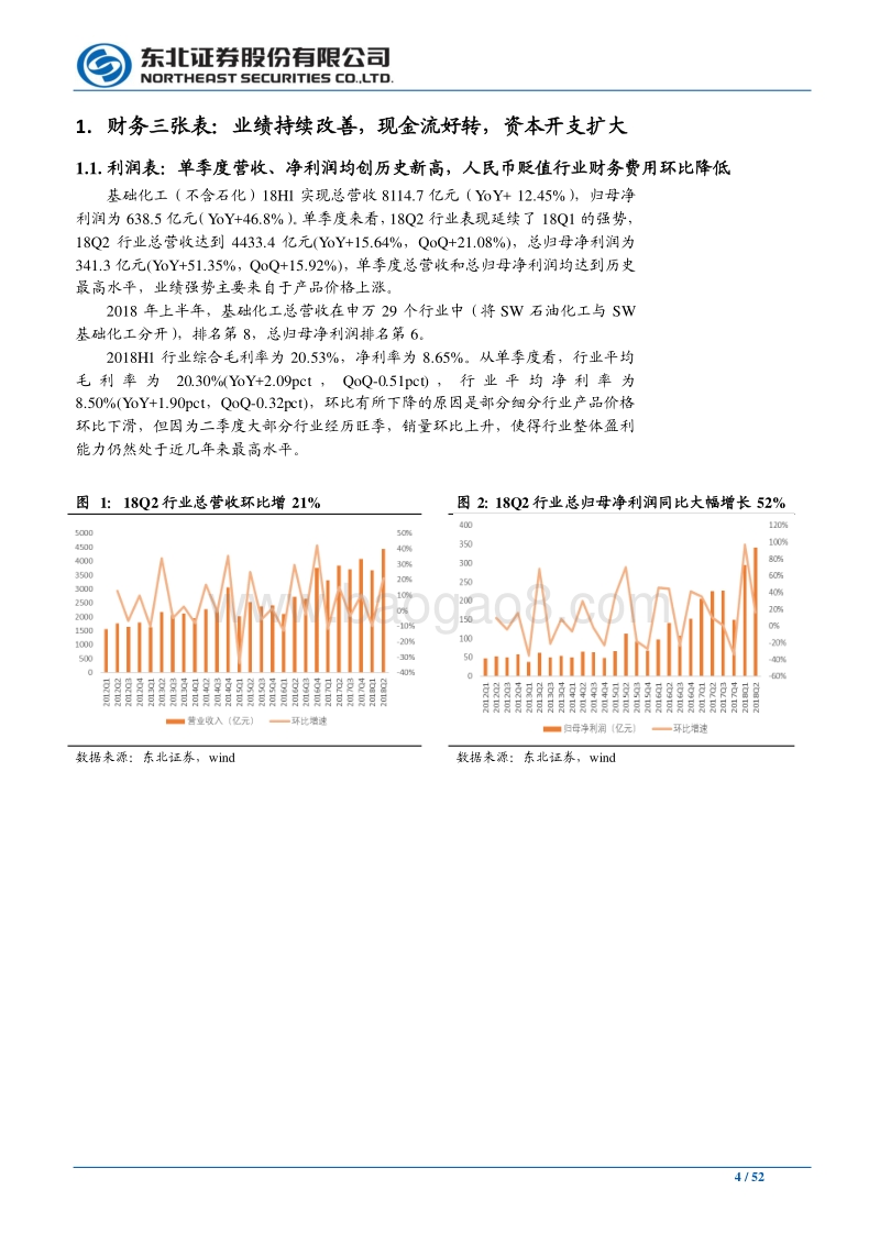 基础化工2018中报综述：Q2三表环比改善，农药有机硅化纤等板块领跑，持续看好农药、有机硅，建议关注磷化工.pdf_第4页