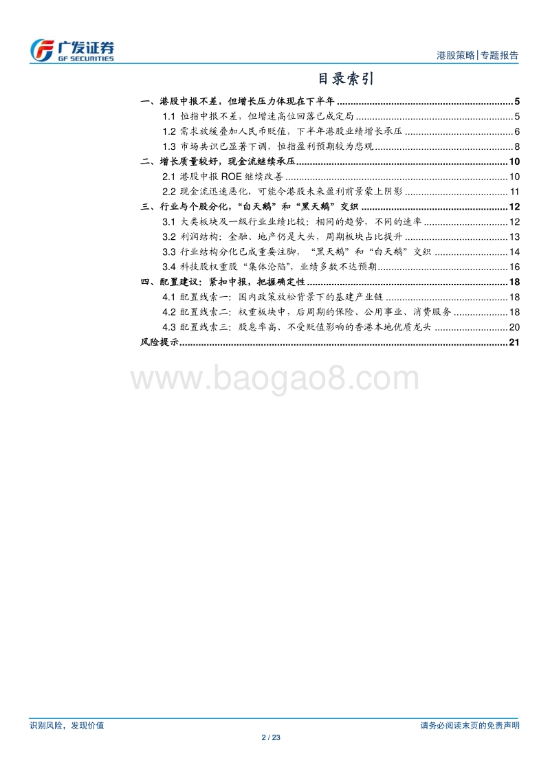 港股2018年中报业绩深度分析：“白天鹅”与“黑天鹅”的交织.pdf_第2页