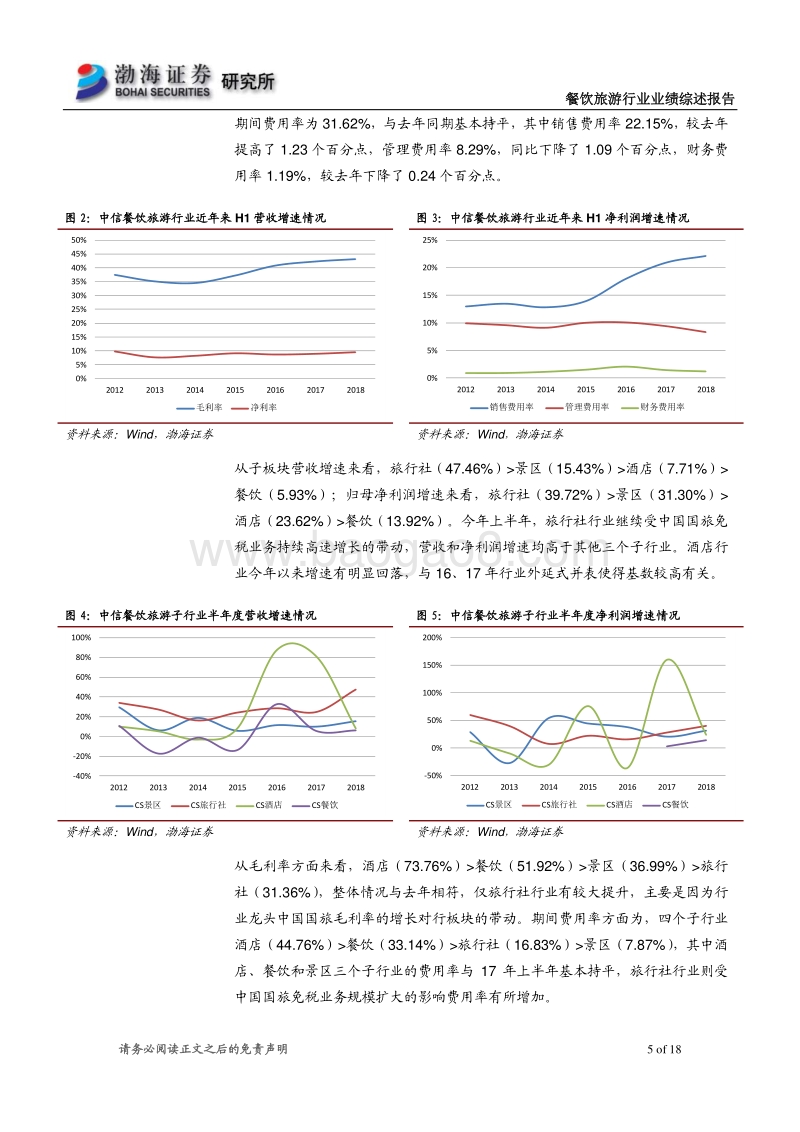 餐饮旅游行业半年报业绩综述：上半年增长符合预期，免税行业持续发力.pdf_第5页