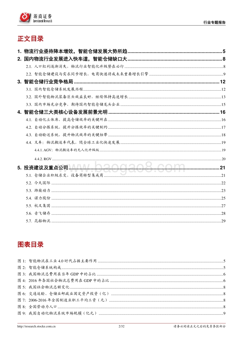 物流自动化行业专题报告：人工替代降本增效，物流智能化升级势在必行.pdf_第2页