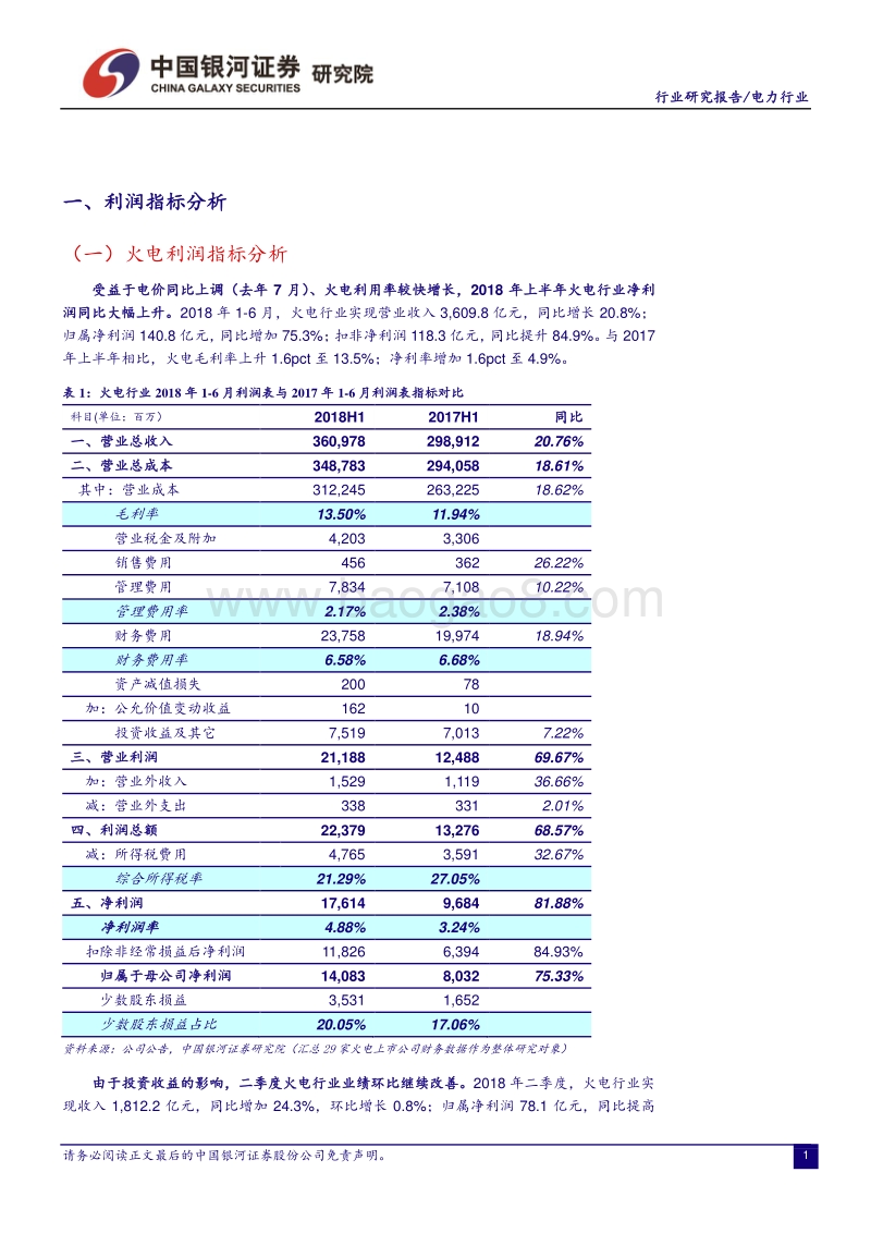 电力行业深度报告：火电业绩持续向好，四季度或将面临较大压力.pdf_第3页