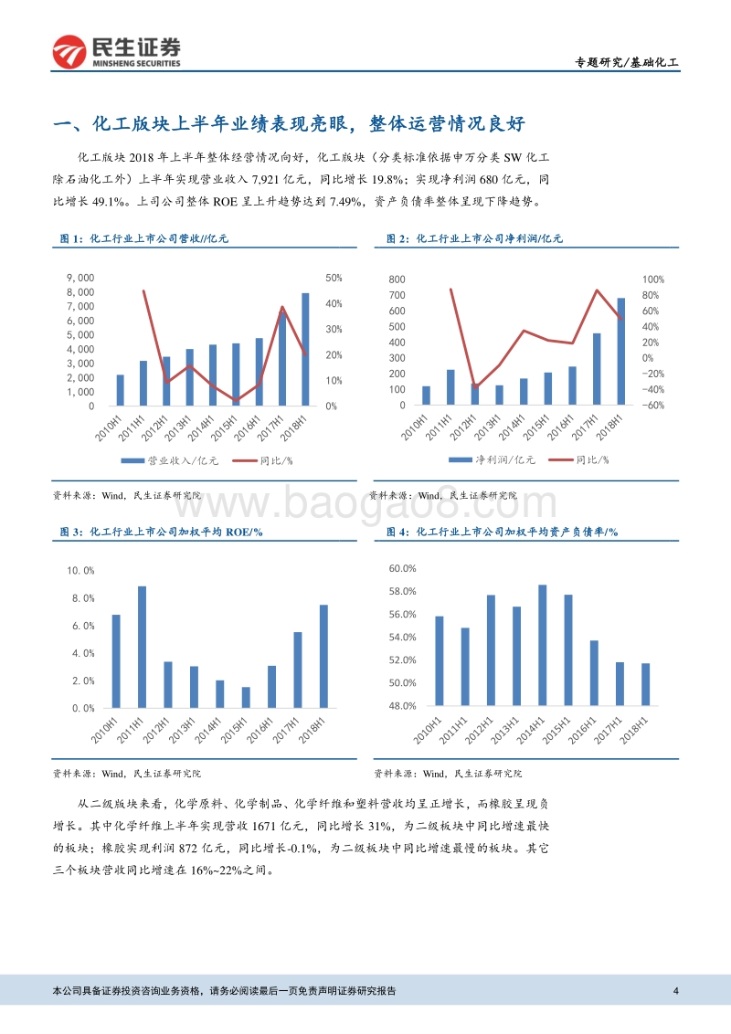 化工行业中报业绩回顾：维持高景气度，关注受环保影响及供给格局好转的产品.pdf_第4页