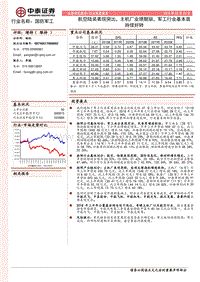 国防军工行业深度报告：航空陆装表现突出，主机厂业绩靓丽，军工行业基本面持续好转.pdf