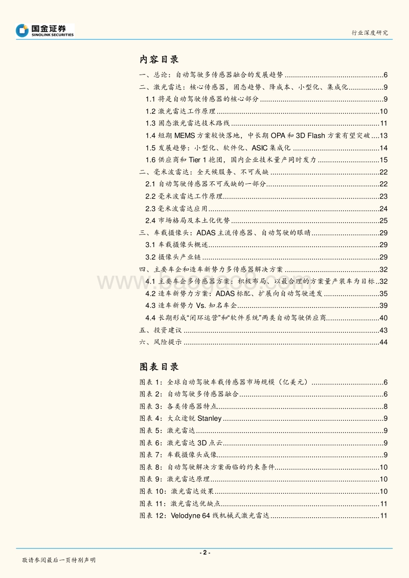 自动驾驶系列报告之四：传感器篇：多传感器融合.pdf_第2页