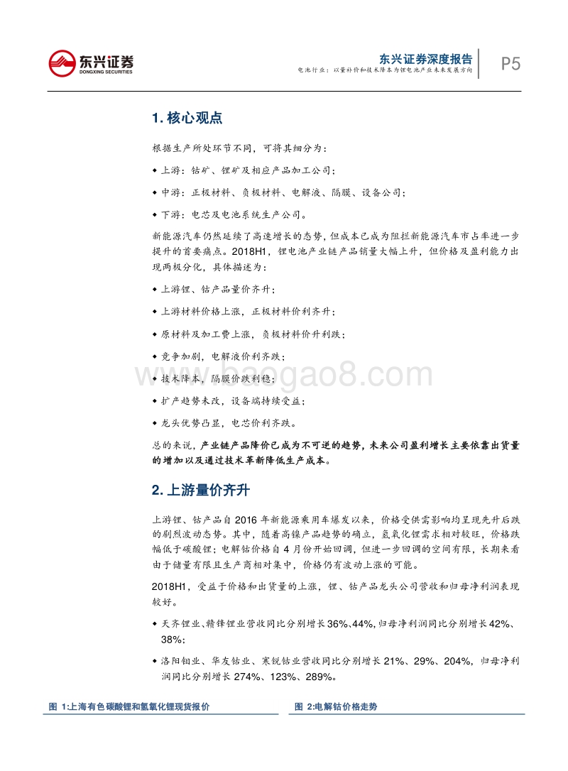 锂电池产业链中报总结：以量补价和技术降本为锂电池产业未来发展方向.pdf_第5页