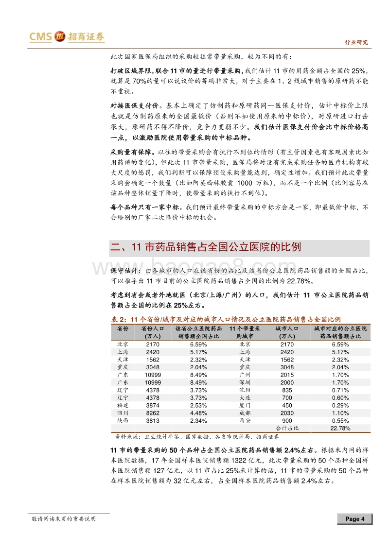 国家11市药品集中带量采购的分析与展望.pdf_第4页