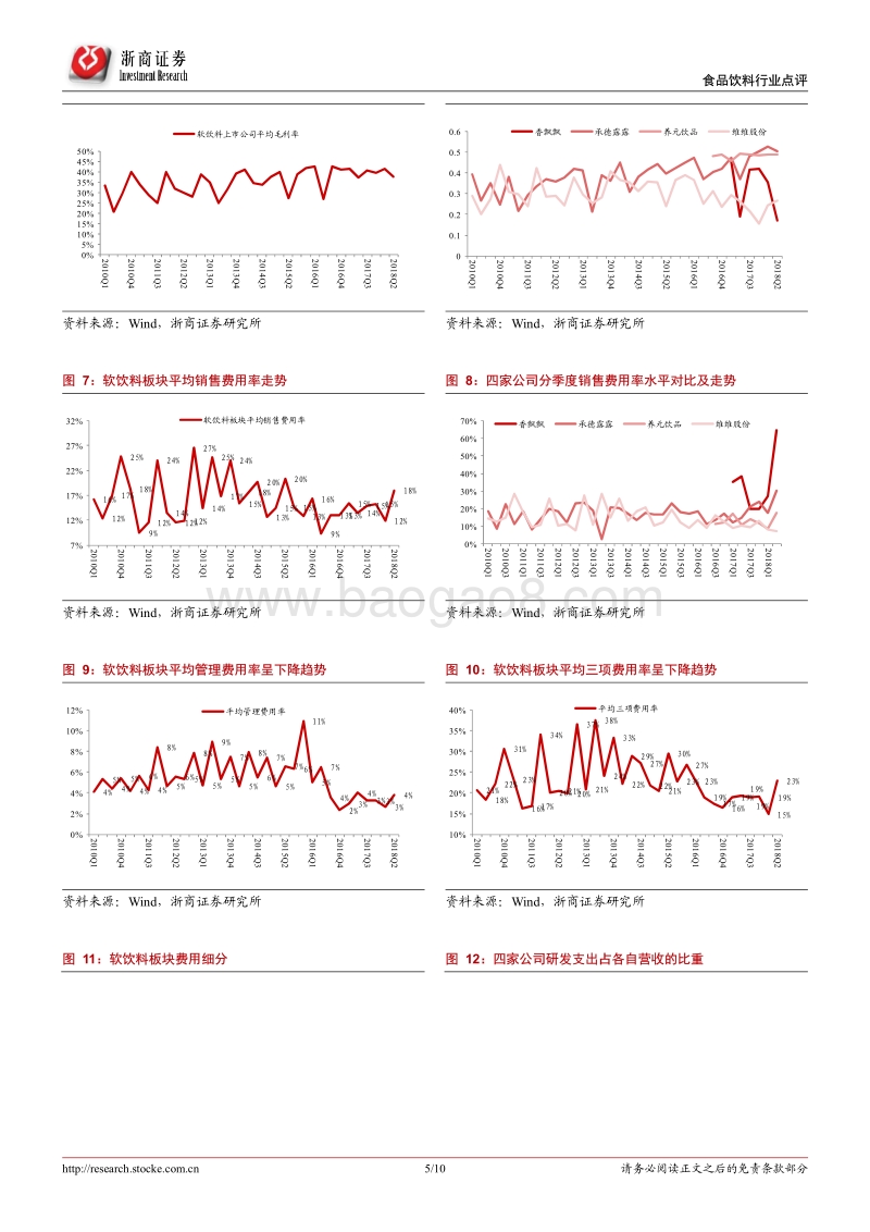 数说中报之软饮料篇：积极寻找下一个风口.pdf_第5页