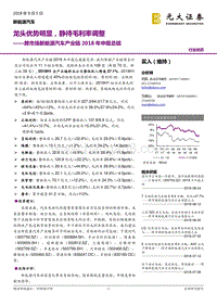跨市场新能源汽车产业链2018年中报总结：龙头优势明显，静待毛利率调整.pdf