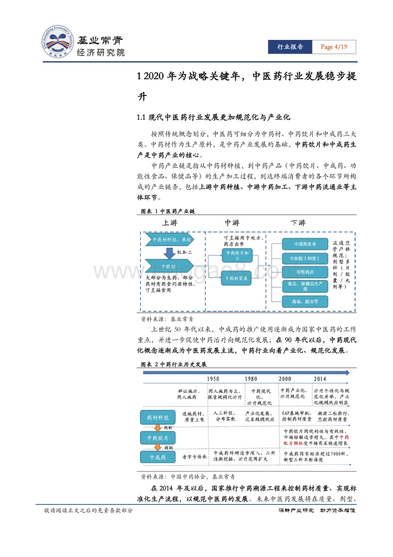 现代中成药行业专题报告：中药饮片受益医改政策，预计2020年配方颗粒市场规模达到255亿.pdf_第4页