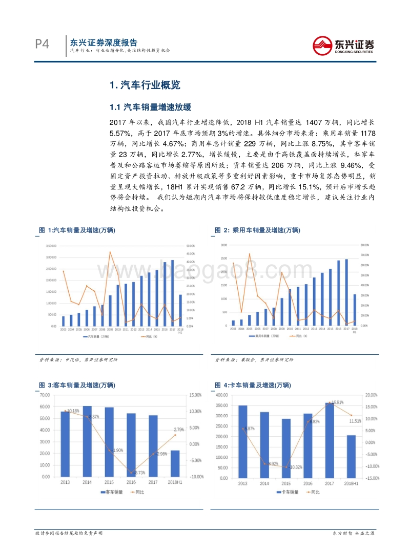 汽车行业中报总结：行业业绩分化，关注结构性投资机会.pdf_第4页