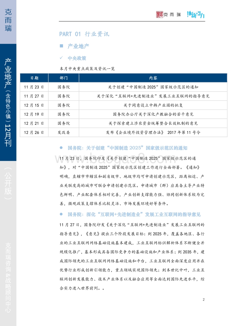 产业地产（含特色小镇）12月刊.pdf_第3页