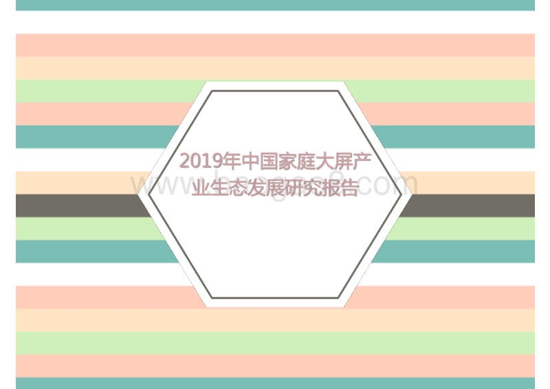 2019年中国家庭大屏产业生态发展研究报告.pptx_第1页