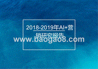 2018-2019年AI+营销研究报告.pptx