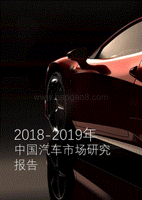2018-2019年中国汽车市场研究报告.pdf